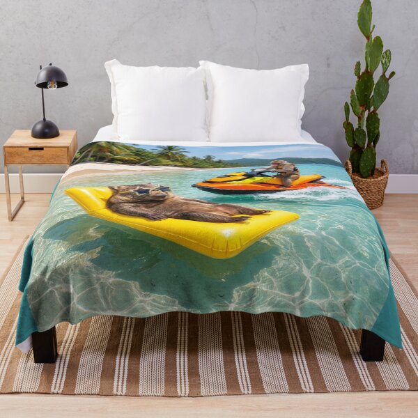 Item preview, Wombat Pestered in Paradise designed and sold by Tridentulus.