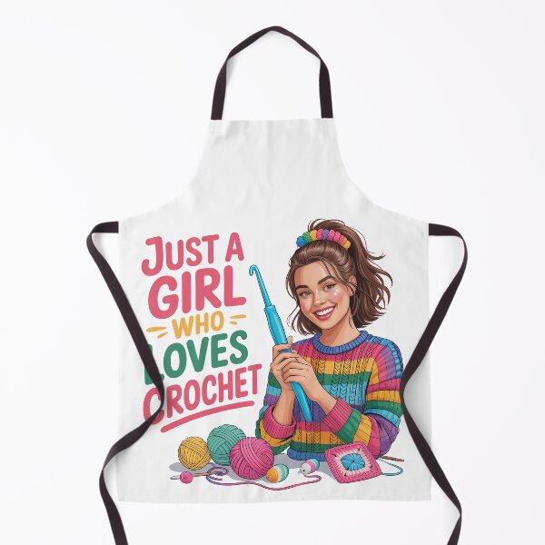 Item preview, just a girl who loves crochet designed and sold by jkrphoto.