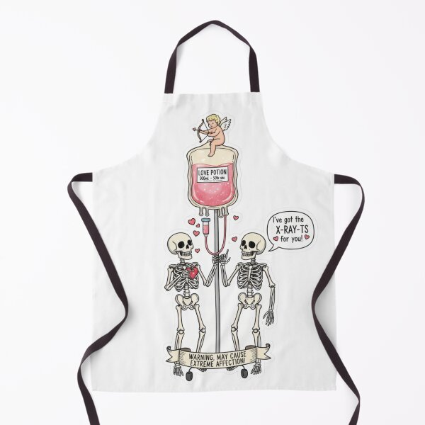 Item preview, Skeleton Love Potion - Funny Medical X-Ray Valentine Sticker designed and sold by Medoodles.