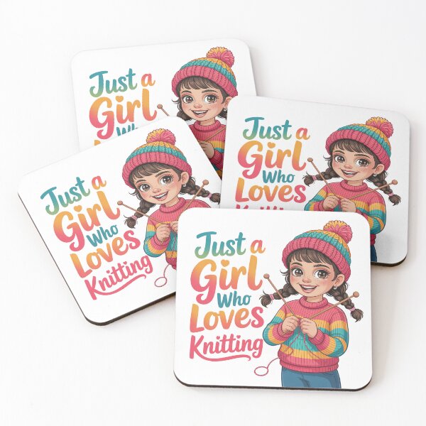Item preview, just a girl who loves Knitting designed and sold by jkrphoto.
