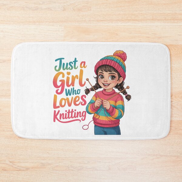 Item preview, just a girl who loves Knitting designed and sold by jkrphoto.