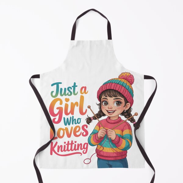 Item preview, just a girl who loves Knitting designed and sold by jkrphoto.