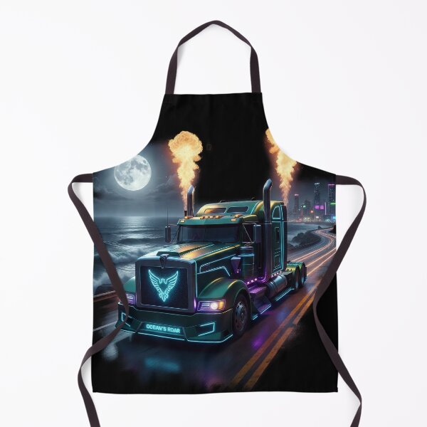 Item preview, Ocean's Roar Cyberpunk Night Coastal Truck designed and sold by BounoWorld.