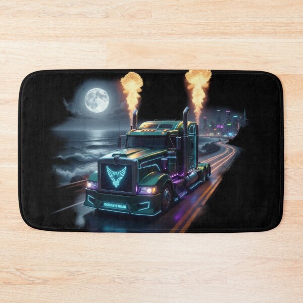 Item preview, Ocean's Roar Cyberpunk Night Coastal Truck designed and sold by BounoWorld.