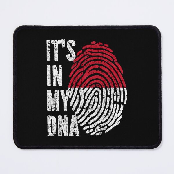 Item preview, IT'S IN MY DNA Monaco Flag Roots designed and sold by CosmoKitsch.
