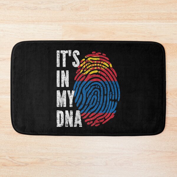 Item preview, IT'S IN MY DNA Mongolia Flag Roots designed and sold by CosmoKitsch.