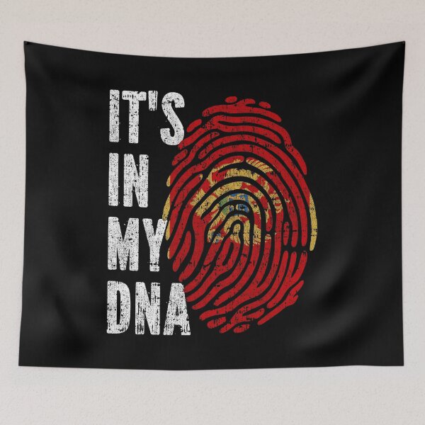 Item preview, IT'S IN MY DNA Montenegro Flag Roots designed and sold by CosmoKitsch.