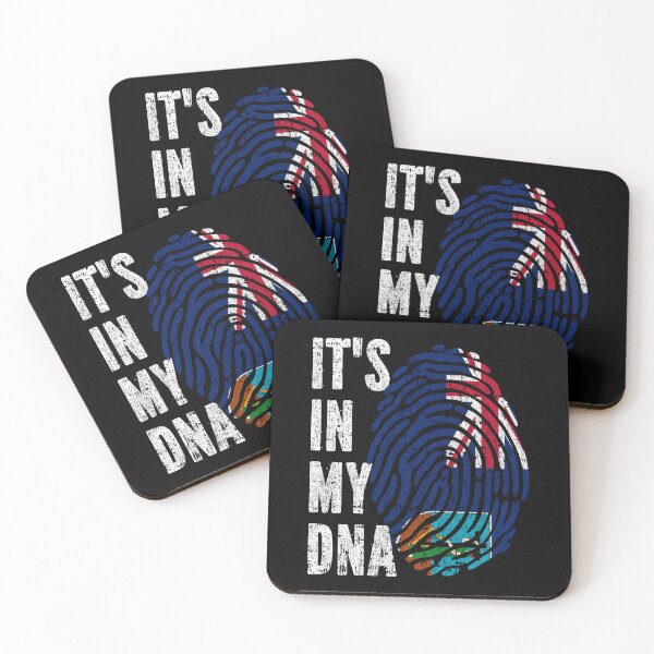 Item preview, IT'S IN MY DNA Montserrat Flag Roots designed and sold by CosmoKitsch.