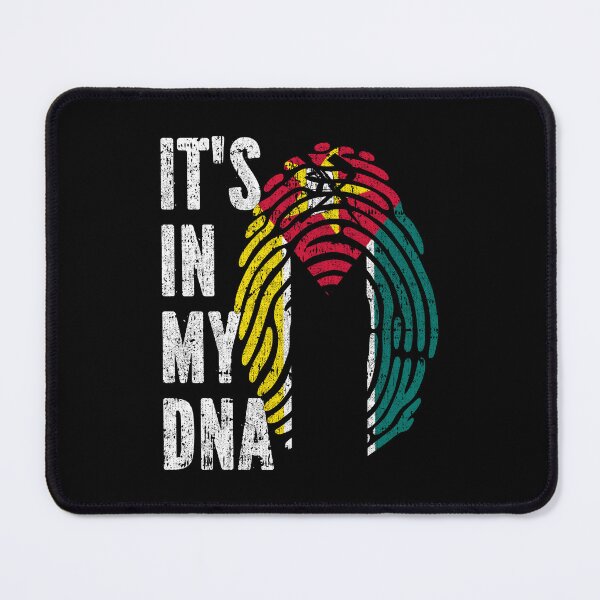 Item preview, IT'S IN MY DNA Mozambique Flag Roots designed and sold by CosmoKitsch.