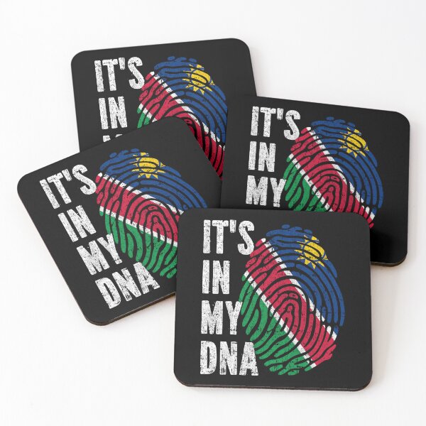 Item preview, IT'S IN MY DNA Namibia Flag Roots designed and sold by CosmoKitsch.