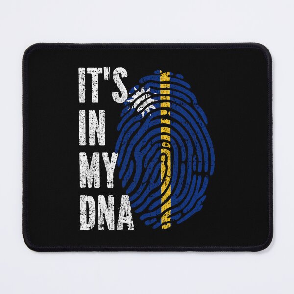 Item preview, IT'S IN MY DNA Nauru Flag Roots designed and sold by CosmoKitsch.