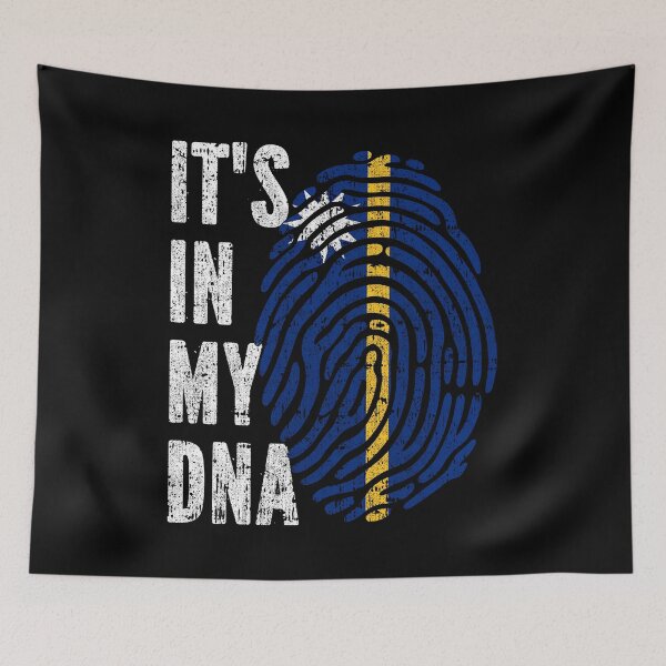 Item preview, IT'S IN MY DNA Nauru Flag Roots designed and sold by CosmoKitsch.