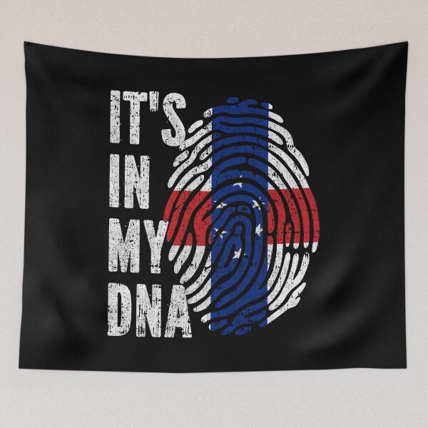 Item preview, IT'S IN MY DNA Netherlands Antilles Flag Roots designed and sold by CosmoKitsch.