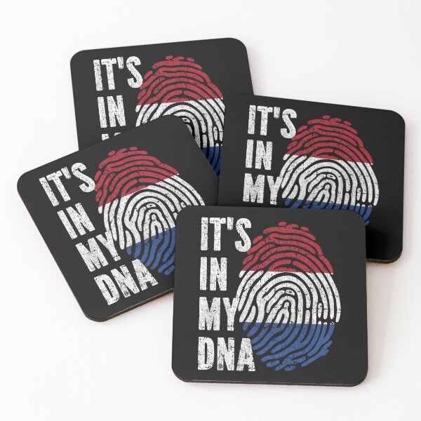 Item preview, IT'S IN MY DNA Netherlands Flag Roots designed and sold by CosmoKitsch.