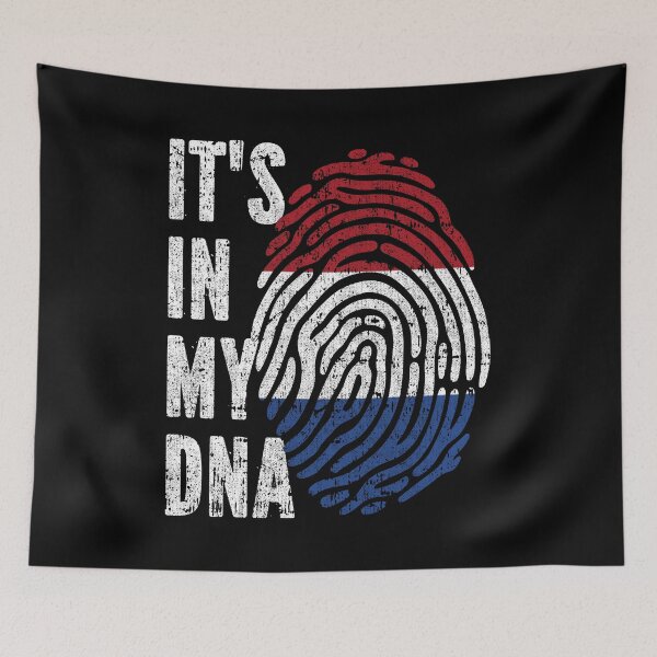 Item preview, IT'S IN MY DNA Netherlands Flag Roots designed and sold by CosmoKitsch.