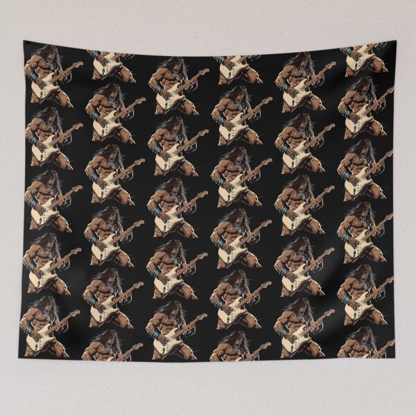Item preview, barbarian guitarist designed and sold by nerdyrock.