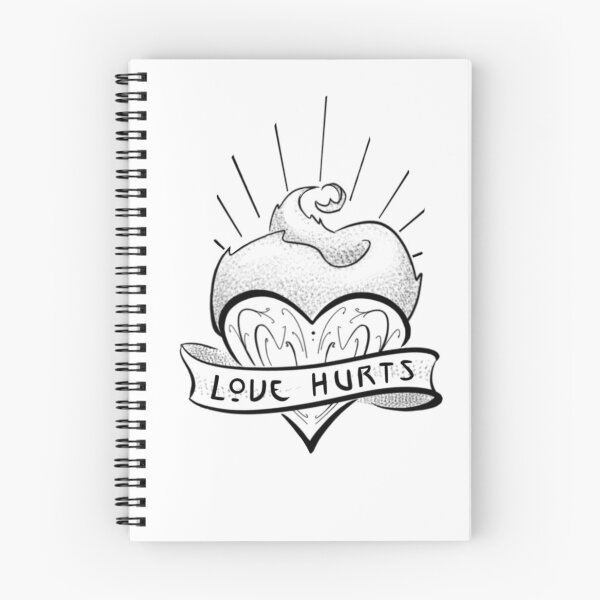 Item preview, Ornamental old-school sacred heart, Love Hurts designed and sold by CleyVonSlay.