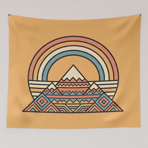 Item preview, Mountain Landscape – Minimalist Vintage Style designed and sold by LMDIGITAL6.