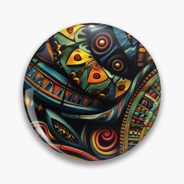 Item preview, African-Inspired Colorfully Vibrant Ornate Exotic Design Art designed and sold by DEC02.
