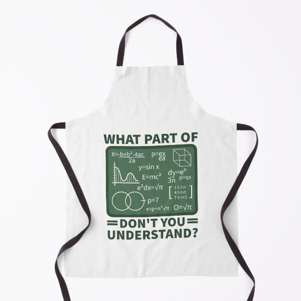 Item preview, What Part of This Don’t You Understand - Funny Complicated Maths Questions designed and sold by Shape Snip Studio.