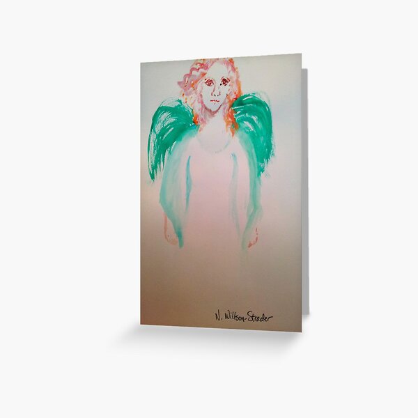 Item preview, Angel With Blue Wings designed and sold by NWillsonStrader.