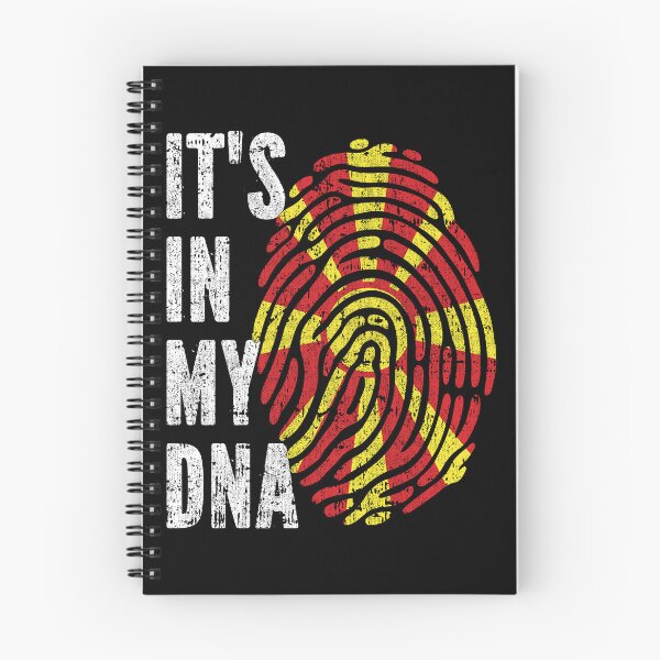 Item preview, IT'S IN MY DNA North Macedonia Flag Roots designed and sold by CosmoKitsch.