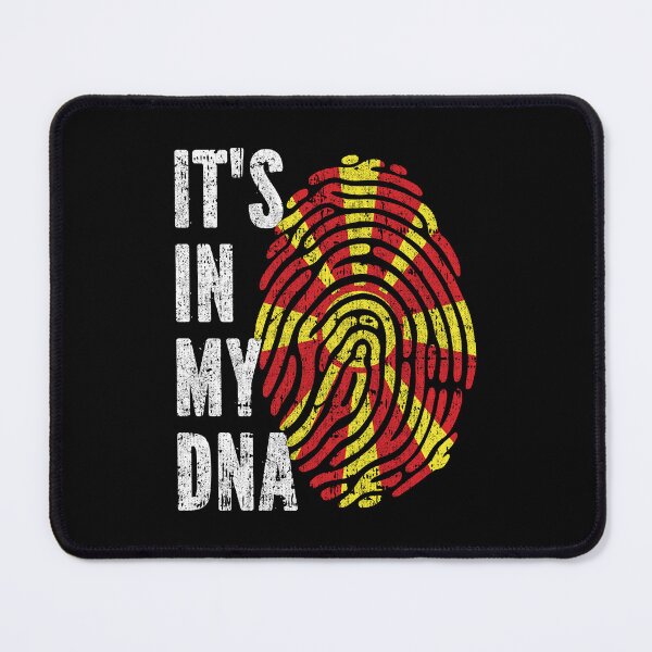 Item preview, IT'S IN MY DNA North Macedonia Flag Roots designed and sold by CosmoKitsch.