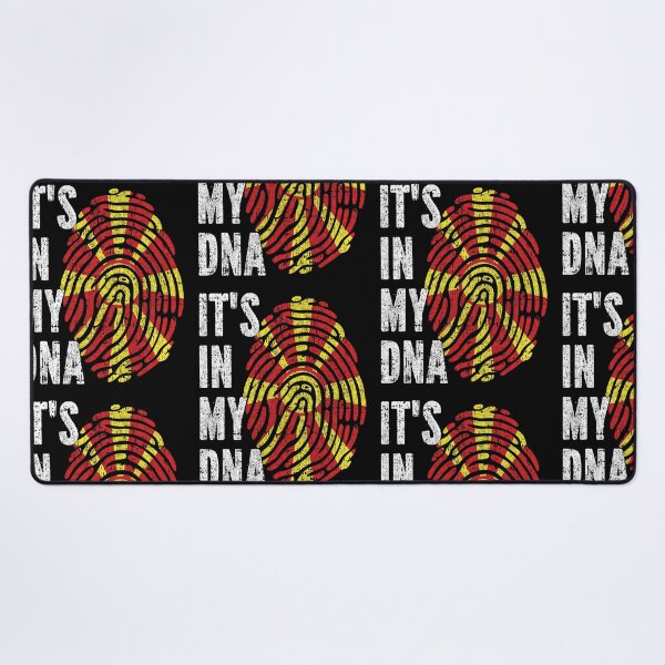 Item preview, IT'S IN MY DNA North Macedonia Flag Roots designed and sold by CosmoKitsch.