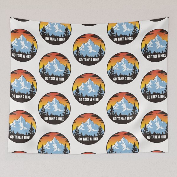 Item preview, Go Take a Hike Mountain Art designed and sold by kestey.