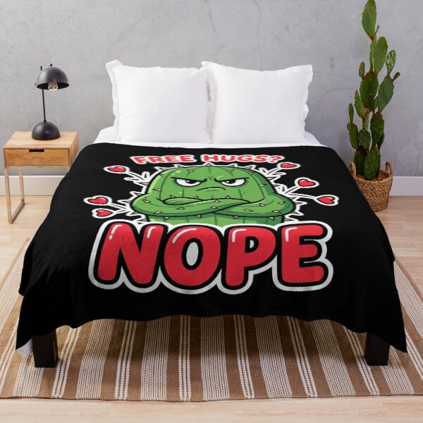 Item preview, Abrazos gratis, no, cactus divertidos, anti-San Valentín designed and sold by JaaCreativeShop.