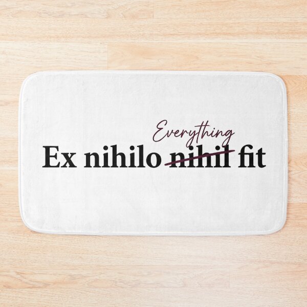 Item preview, Ex Nihilo Everything fit – Existential Typography Art designed and sold by The Midnight Archive.