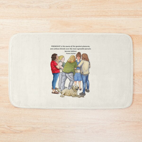 Item preview, FRIENDSHIP, Group of Women, Quote by Thomas Aquinas designed and sold by JoyfulWhimsy.