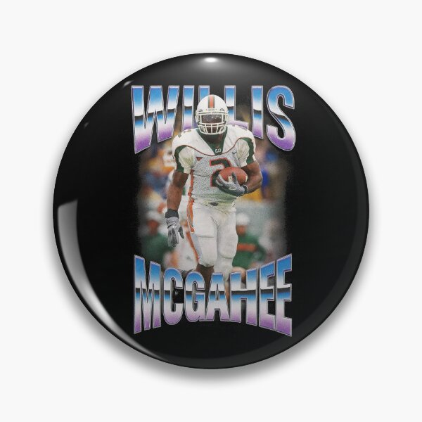 Item preview, Willis McGahee Miami Hurricanes Retro Bootleg Shirt – Vintage College Football Art designed and sold by TheArtOfCar.