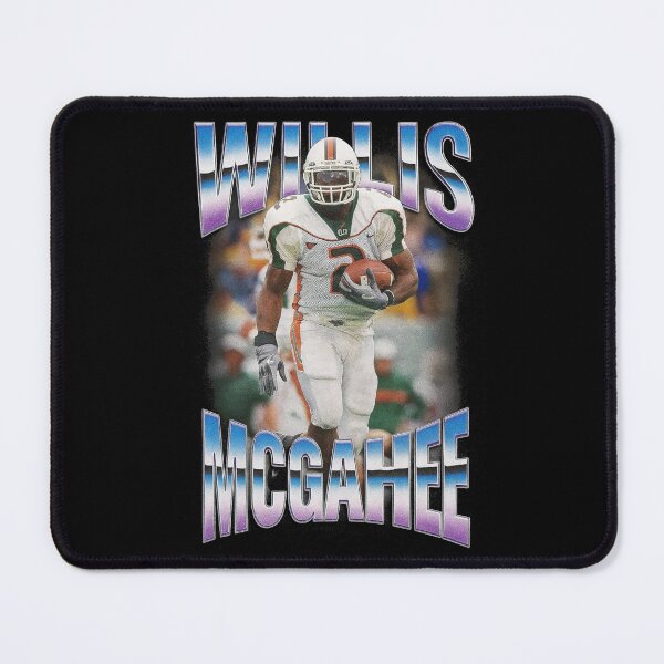 Item preview, Willis McGahee Miami Hurricanes Retro Bootleg Shirt – Vintage College Football Art designed and sold by TheArtOfCar.