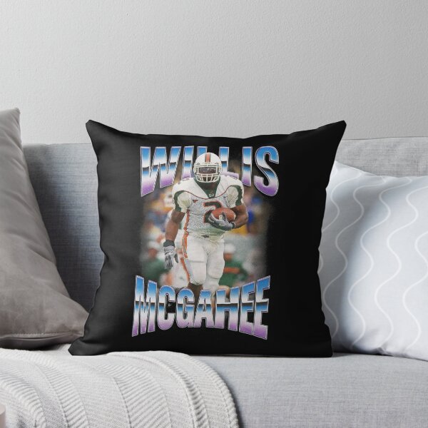 Item preview, Willis McGahee Miami Hurricanes Retro Bootleg Shirt – Vintage College Football Art designed and sold by TheArtOfCar.