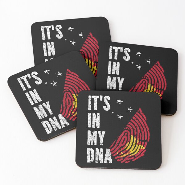 Item preview, IT'S IN MY DNA Papua New Guinea Flag Roots designed and sold by CosmoKitsch.