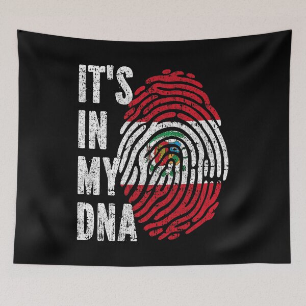 Item preview, IT'S IN MY DNA Peru Flag Roots designed and sold by CosmoKitsch.