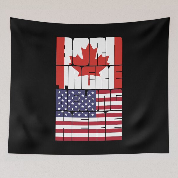 Item preview, Born Canada Belong American designed and sold by FlagX.
