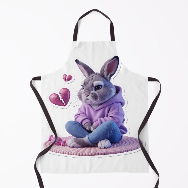 Item preview, Romance Ignored Bunny Prioritizes Candy – Savage Anti-Love Sticker designed and sold by ARTCREATESHOP.