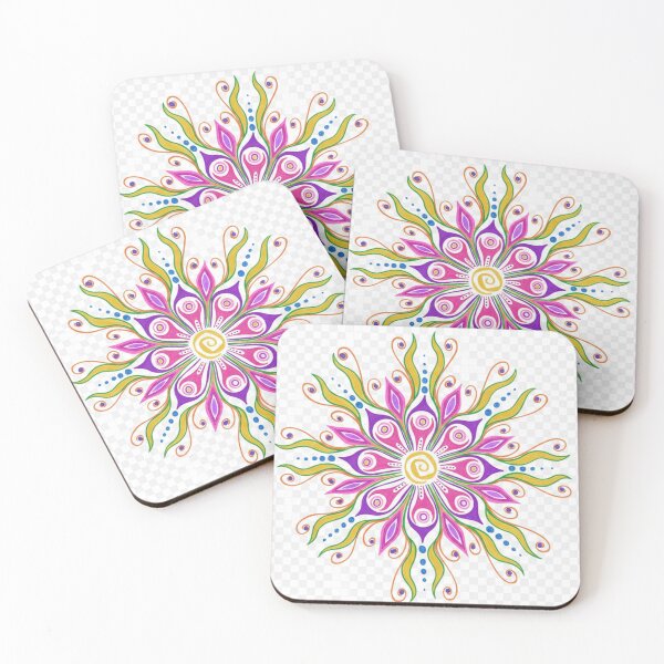 Aperçu de l'œuvre fleur de mandala de méditation créée et vendue par ZYANZA SIEMPRE.
