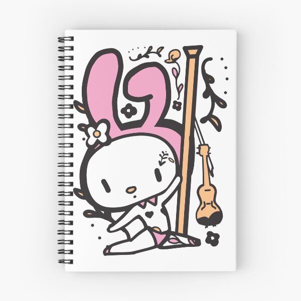 Item preview, My Melody as a poledancer! cute pinup sticker design designed and sold by Soratern.