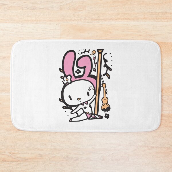 Item preview, My Melody as a poledancer! cute pinup sticker design designed and sold by Soratern.