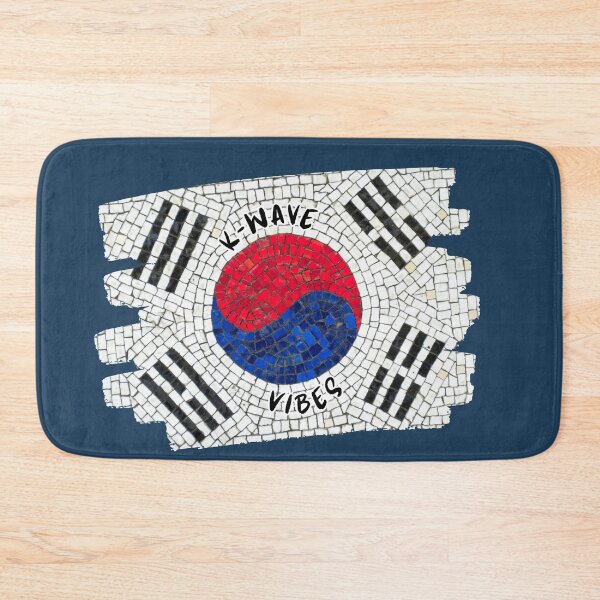 Item preview, K-Wave Vibes Korea Flag Mosaic Design designed and sold by mycreastyle.