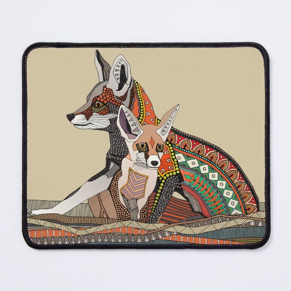 Item preview, Indian desert foxes sand designed and sold by scrummy.