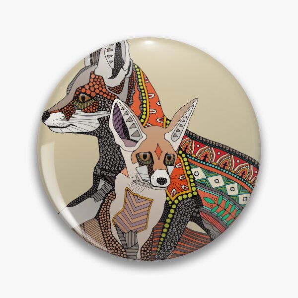 Item preview, Indian desert foxes sand designed and sold by scrummy.