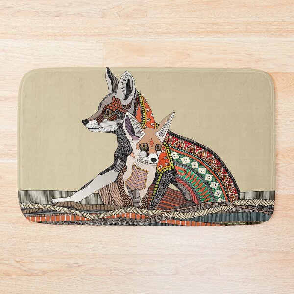 Item preview, Indian desert foxes sand designed and sold by scrummy.
