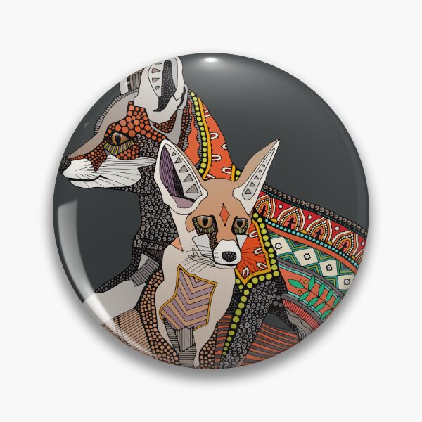 Item preview, Indian desert foxes ebony designed and sold by scrummy.