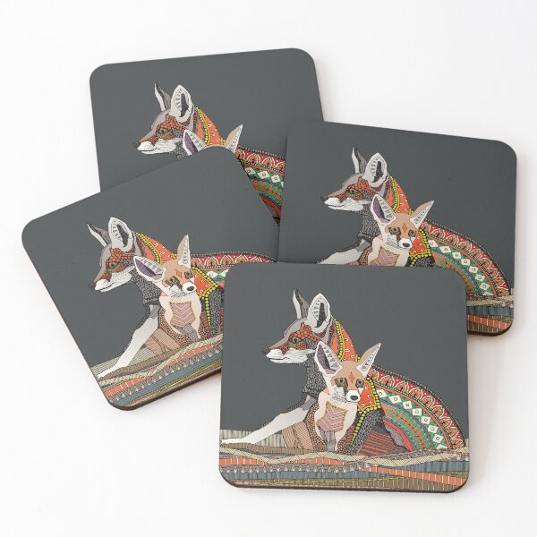 Item preview, Indian desert foxes ebony designed and sold by scrummy.