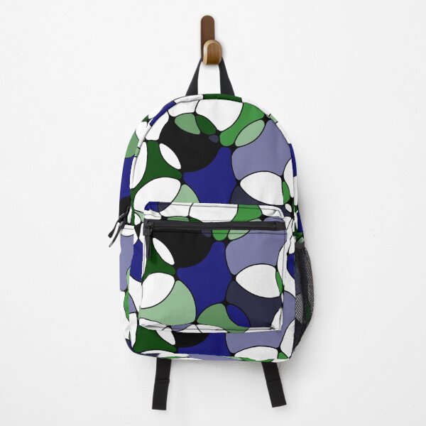 Item preview, Neurographic Joy Abstract Overlapping Shapes Blue Green Purple designed and sold by thecolorbirdie.