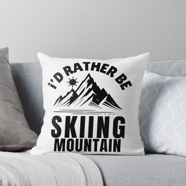 Item preview, id rather be Skiing Mountain,Snowboard,Snowboarding  designed and sold by belladesign7.